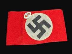 Hitler Youth Sports Arm Band and Pin