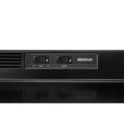 Broan 30 inch Ductless Recirculating Black Under Cabinet Range Hood with Charcoal Filter