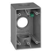 Sigma Engineered Solutions 1 -Gang Metal Weatherproof New work Rectangular Electrical Box