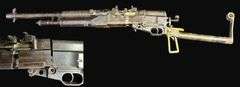 Vintage Display British Hotchkiss Portable Machine Gun (Inert)