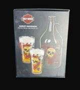 Harley-Davidson Piston Skull Growler Set
