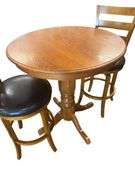 3pc Pub Top Table + 2 Bar Stools