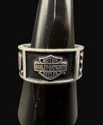 Marked Sterling Silver Harley-Davidson Ring [12.67g]