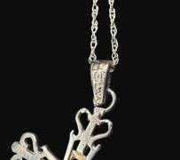 Stamped 10K Gold Byzantine Cross Pendant with Chain [2.03g]