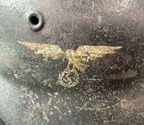 1940 German M40 Two Decal Luftwaffe Helmet
