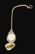 Tested 800 Silver Swiss German Officer’s Pocket Watch