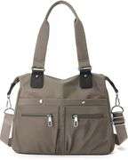 Nylon Tote Bag for Women Shoulder Tote Bag with Zipper casual Waterproof Purse and Handbags Lightwei
