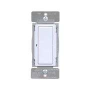Eaton Wi-Fi Smart 15-amp Single-pole/3-way Rocker Master Smart Compatible Light Switch , White/Light