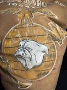WW2 Era USMC Nose Art Duffel Bag