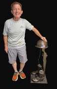 Full Size Bronze WW2 U.S. Fallen Soldier Battlefield Cross