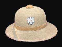 German WW2 Afrika Corps Tropical Heer Felt Pith Helmet