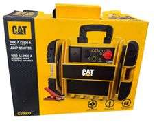 CAT CJ3000 Professional Jump Starter Peak Amp Battery Booster, Built-In Power Switch, Battery Clamps