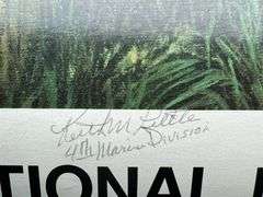 Navajo Code Talkers Day Signed Poster