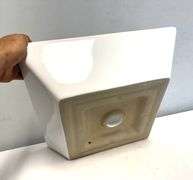 Fresca Torino White Ceramic Vessel Square Modern Sink - NEW!