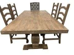 Beautiful Kinston Farmhouse Dining Table & 6 Chairs