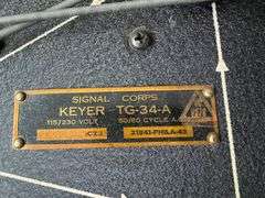 WW2 Signal Corps Morse Code Training Machine