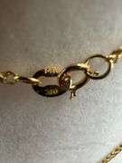 Stamped 14K Gold Heart and Cupid Charm with Chain [5.06g]