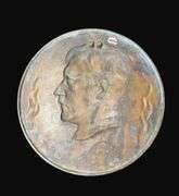 Third Reich Bronze Wall Plaque by C. Stock
