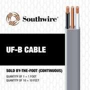 57 Feet Southwire 6 / 3 Stranded UF-B Wire W/G