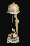 Full Size Bronze WW2 U.S. Fallen Soldier Battlefield Cross