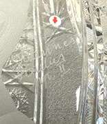 Pope John Paul II Large Crystal Vase