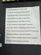 U.S. Army Badge and Ribbon Assortment