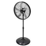 Utilitech 20-in 120 -Volt 3 -Speed High Velocity Indoor Black Oscillating Pedestal Fan