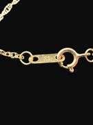 Stamped 14K Gold Diamond Cross Pendant with Chain [3.63g]