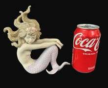 Lladro Porcelain Illusion Mermaid Figurine