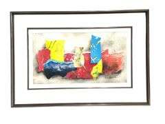 Laszlo Dus | Modernist Lithograph in Color - Signed & Numbered
