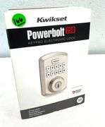 Kwikset Powerbolt 250 Satin Nickel Electronic Deadbolt SmartKey Keypad