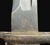 WW1 Era Springfield Armory U.S. M1905 Bayonet with Scabbard