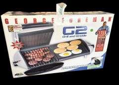 George Foreman G2 Grill and Griddle, New Old Stock