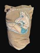 WW2 Era USMC Nose Art Duffel Bag
