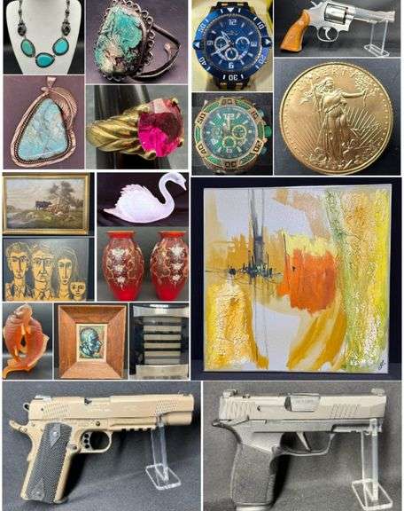 Simulcast Auction with Firearms, Antiques, Coins & More
