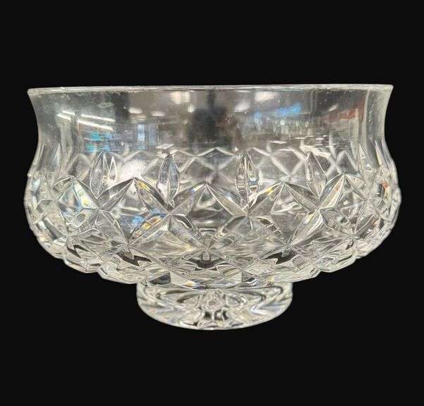 Vintage Waterford Crystal Footed Bowl