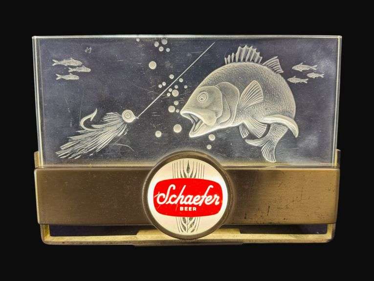 Lighted Schaefer Beer Lamp