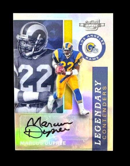 Marcus Dupree | 2019 Panini Ltd. Edition Signature Card