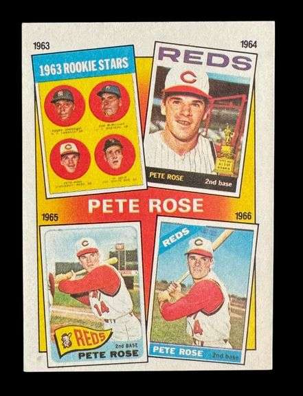 1986 Topps #2 - "The Pete Rose Years" 1963-1966