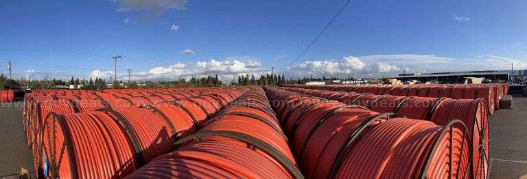 22 Dura-Line Conduit Reels (Approx. 5,000 Feet Each, 20 miles Total)