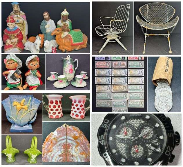 September Multi Estate Auction with Coins, Jewelry & Collectibles