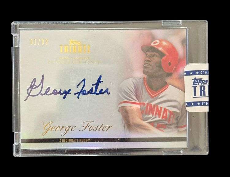 George Foster | 2012 Topps Tribute Signature Card LTD Edition