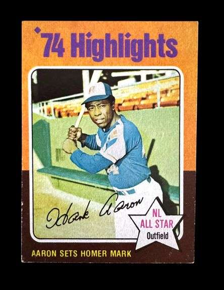 Hank Aaron | 1975 Topps #1 Original Card