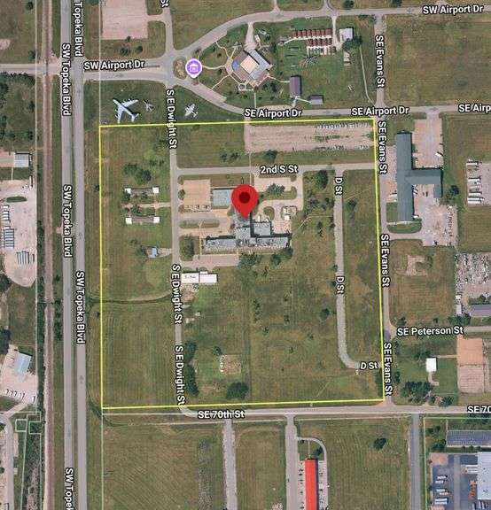 BID YOUR PRICE! PRIME REDEVELOPMENT / VALUE-ADD OPPORTUNITY AT TOPEKA REGIONAL AIRPORT & BUSINESS CENTER