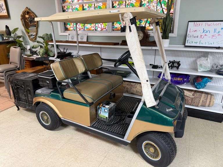 Golf Cart, Utility Trailer, Black Powder, Tools and More