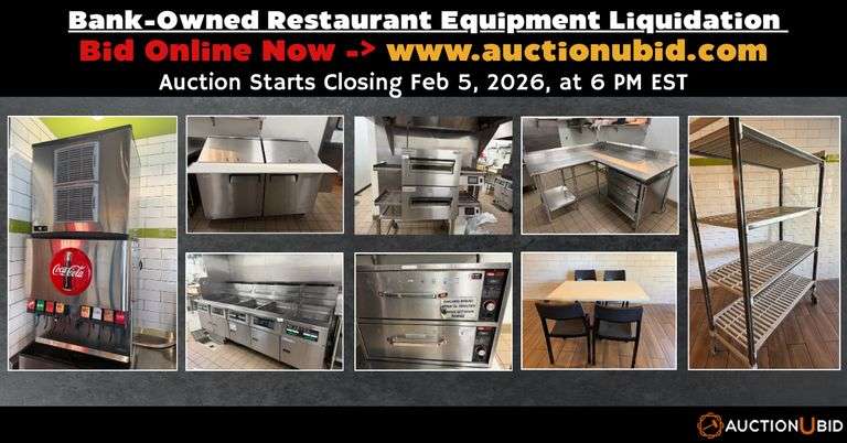 Bank-Owned Restaurant Equipment Liquidation | Raleigh, NC