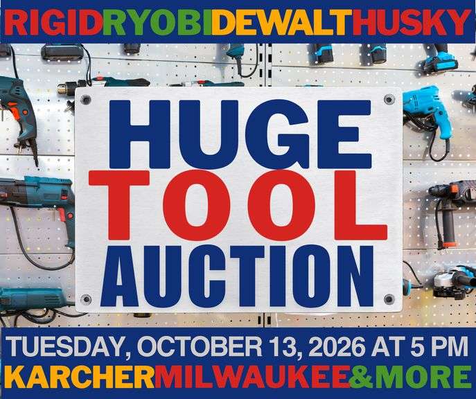 HUGE Home Depot Tools & Equipment Auction
