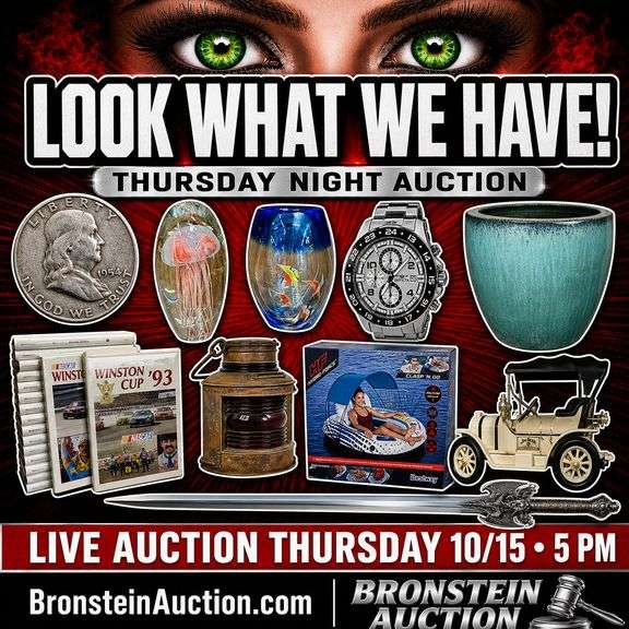 Amazing Auction Thursday October 15th 