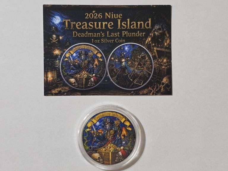 BIDALOT COIN AUCTION ONLINE MON. OCT. 12TH, 2026 AT 7 PM EDT