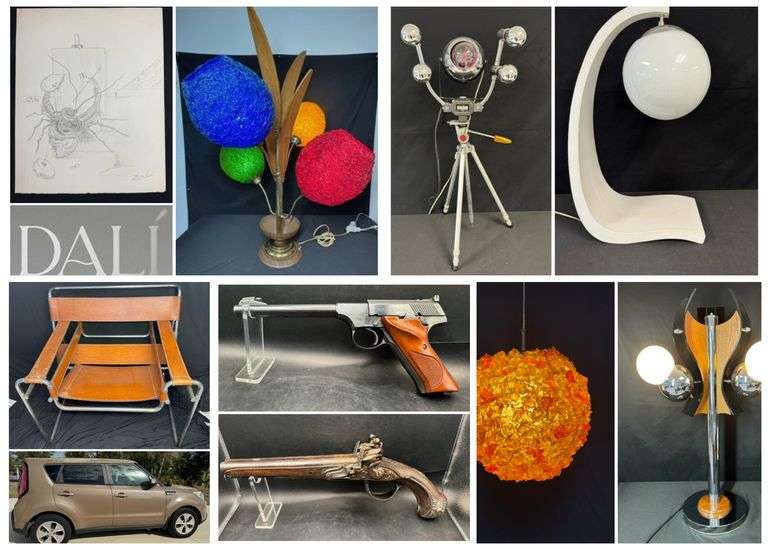 Crimson Auctions Proudly Presents a Platinum Mid Century Modern Simulcast Auction